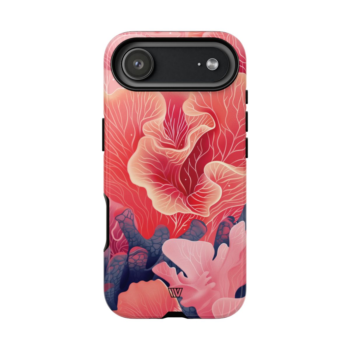 Pink Coral Tough Phone Case Dual-Layer Protection