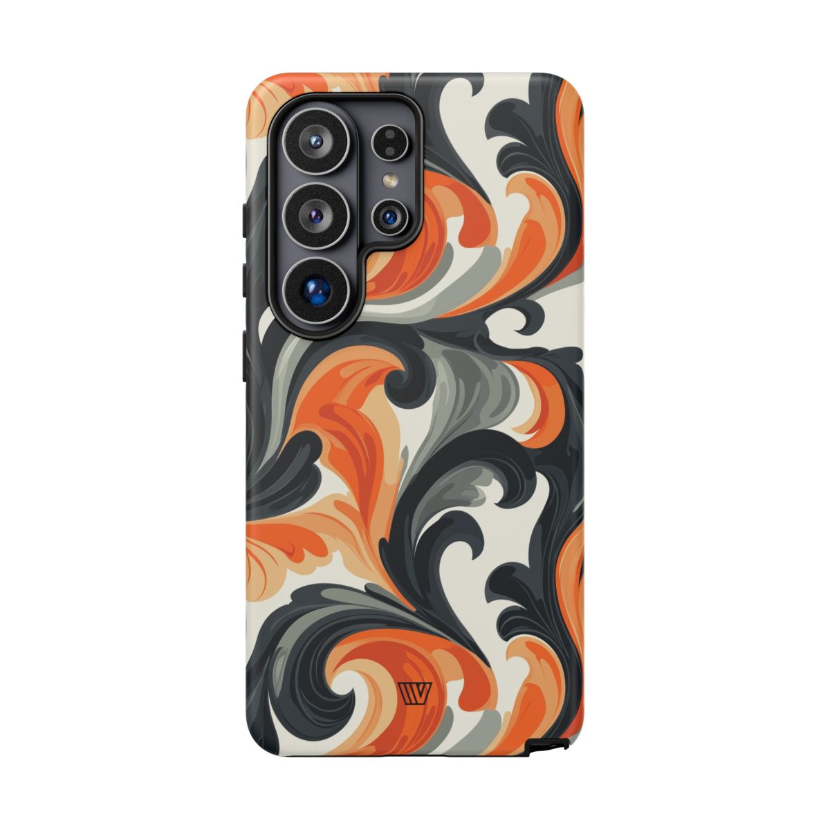 Tough Phone Case Baroque Swirl Polycarbonate Shell Trovvve