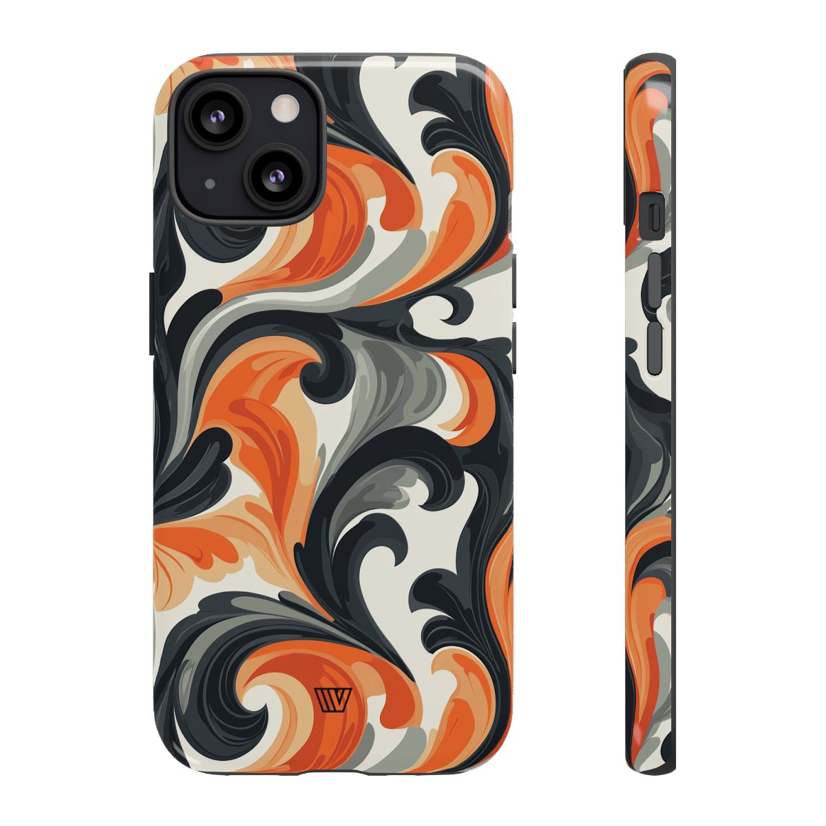Tough Phone Case Baroque Swirl Polycarbonate Shell Trovvve