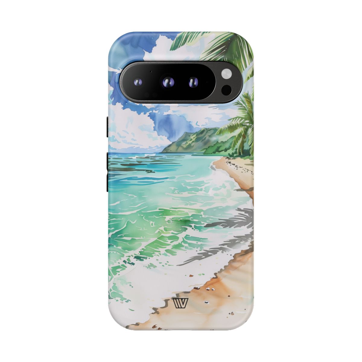 Watercolor Beach Tough Phone Case