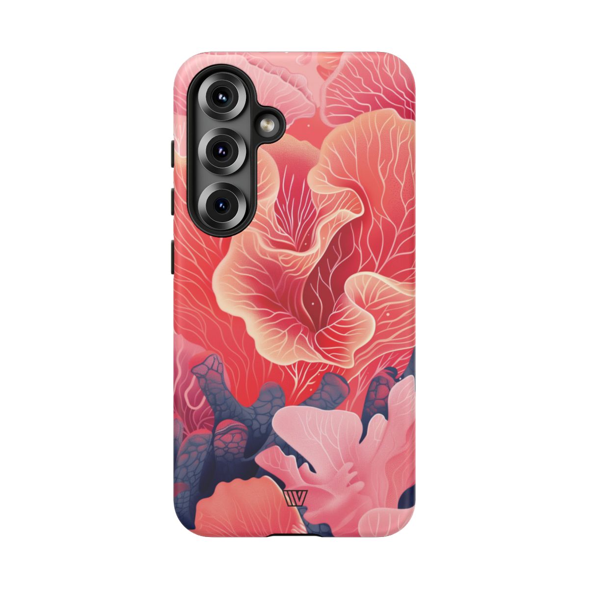Pink Coral Tough Phone Case Dual-Layer Protection
