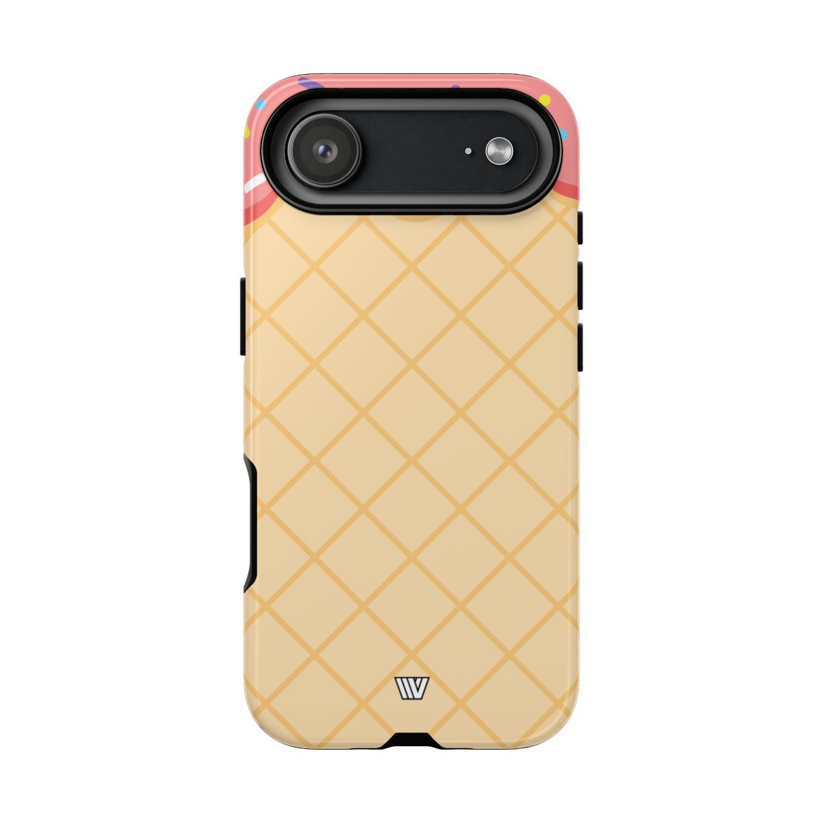 Ice Cream Cone Tough Phone Case Dual-Layer Protection