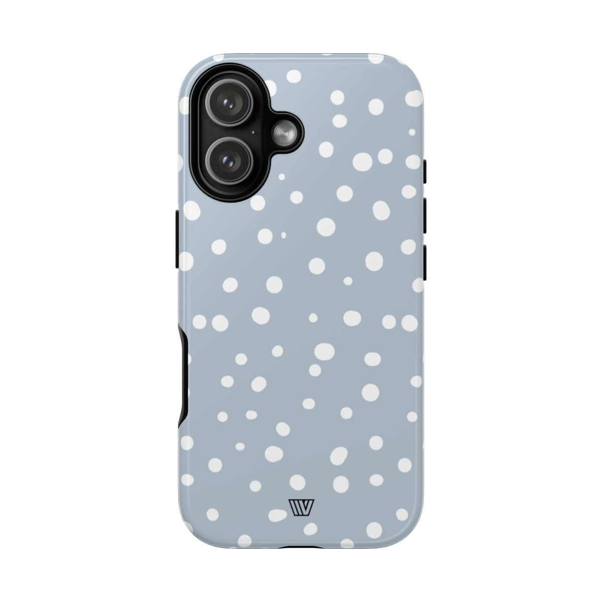 Blue Haze Dots Tough Phone Case Dual-Layer Protective Phone Case
