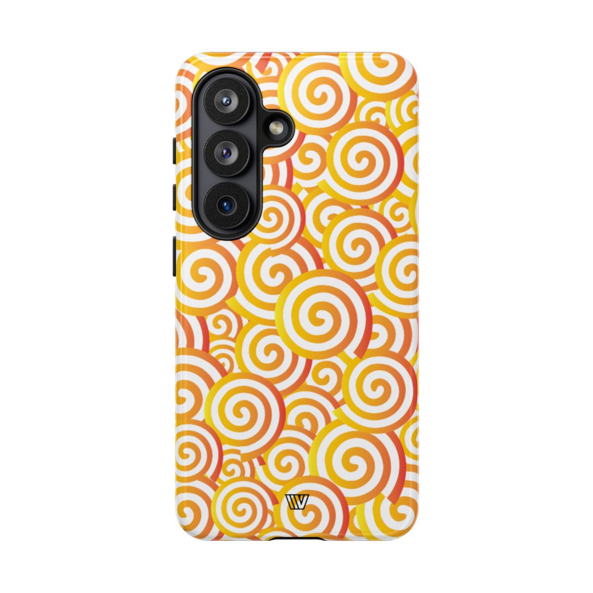 Abstract Spiral Orange Tough Phone Case