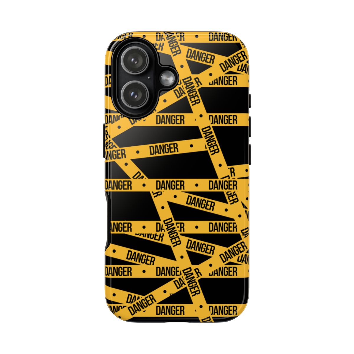 Tough Impact-Resistant Phone Case DANGER TAPE