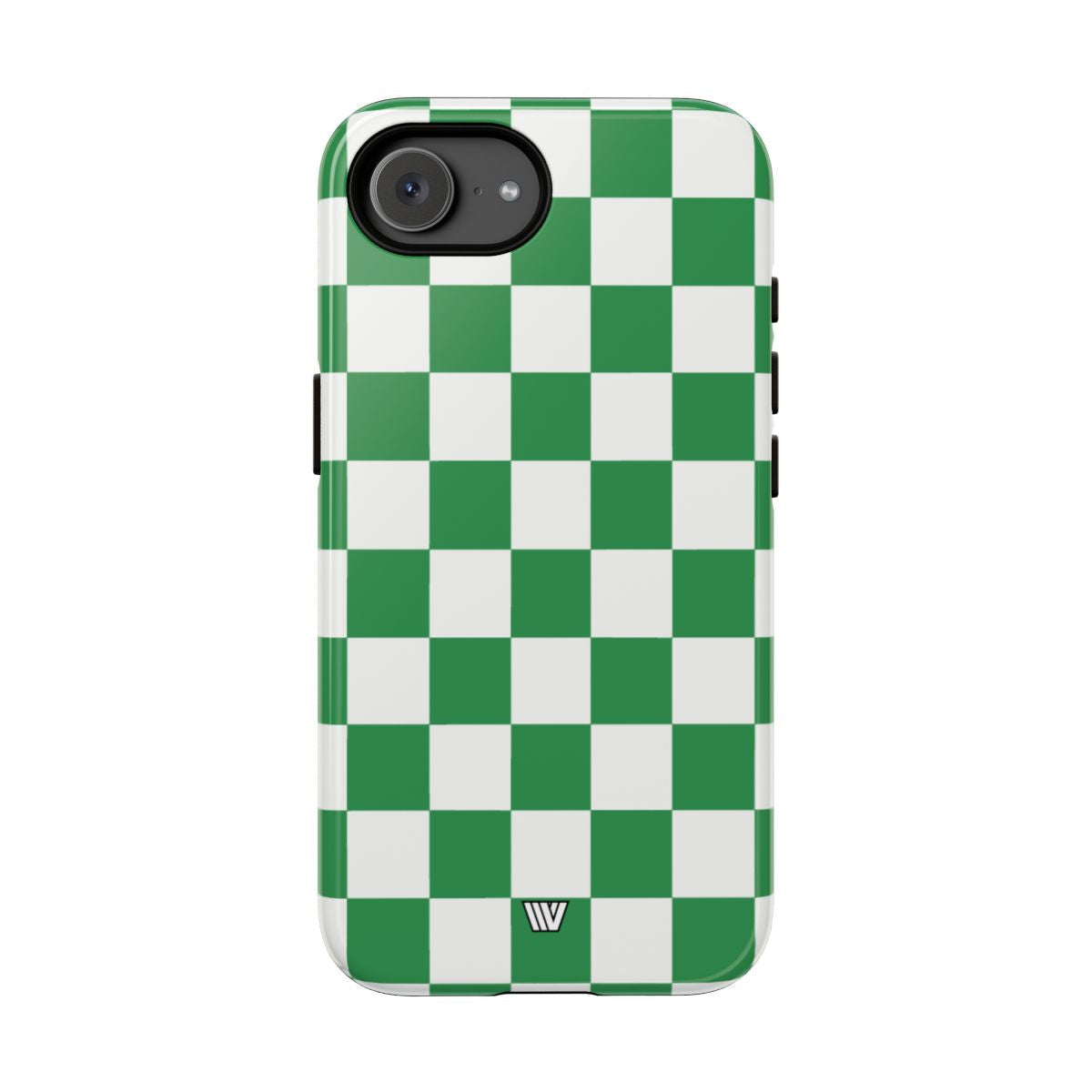 Green White Checkerboard Tough Phone Case