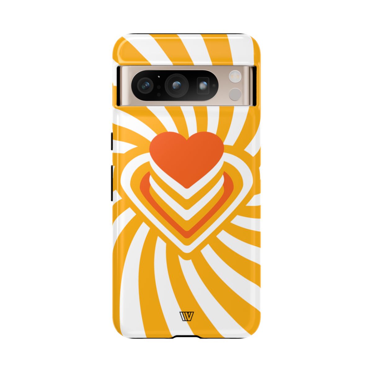 Tough Impact-Resistant Phone Case HEART RAY STACK