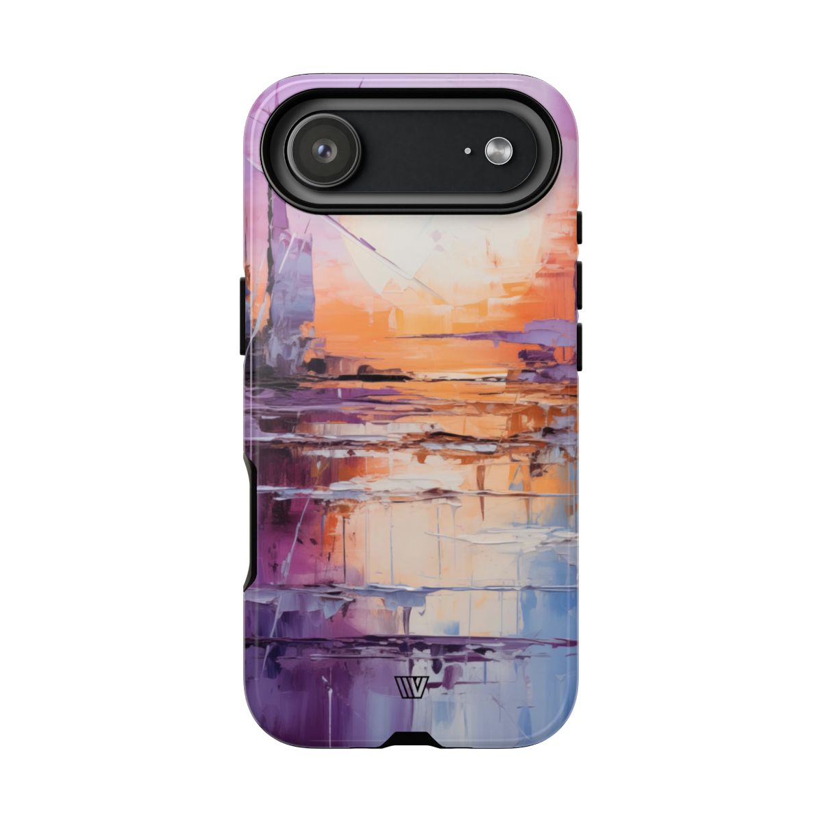 Acrylic Sunset Tough Phone Case Dual-Layer Protection