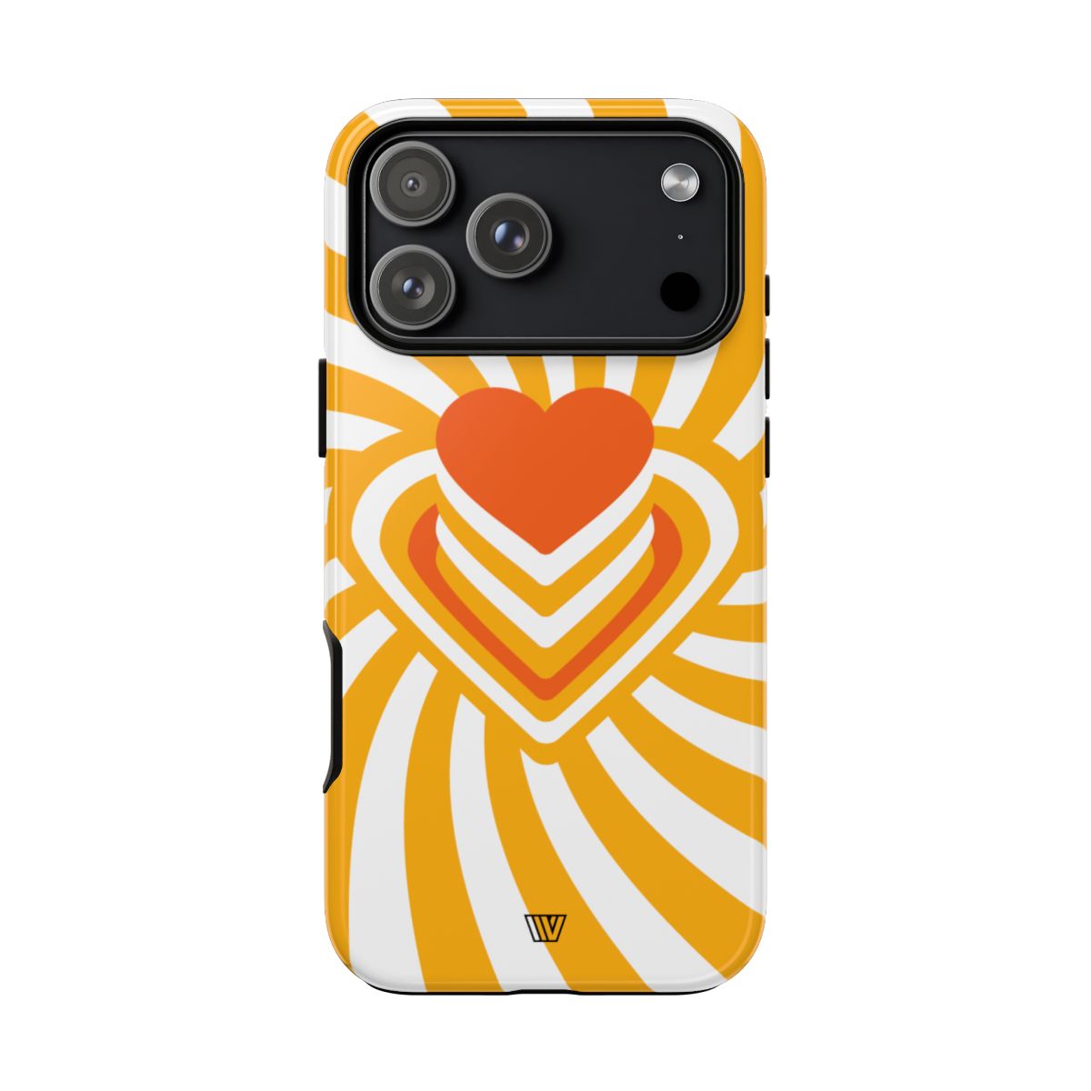 Tough Impact-Resistant Phone Case HEART RAY STACK