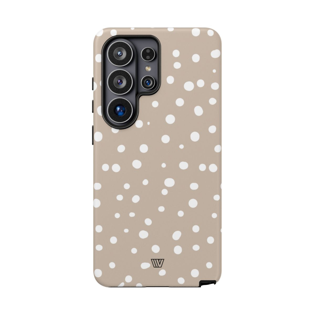 Beige Dots Tough Phone Case Dual-Layer Protective Shell Trovvve