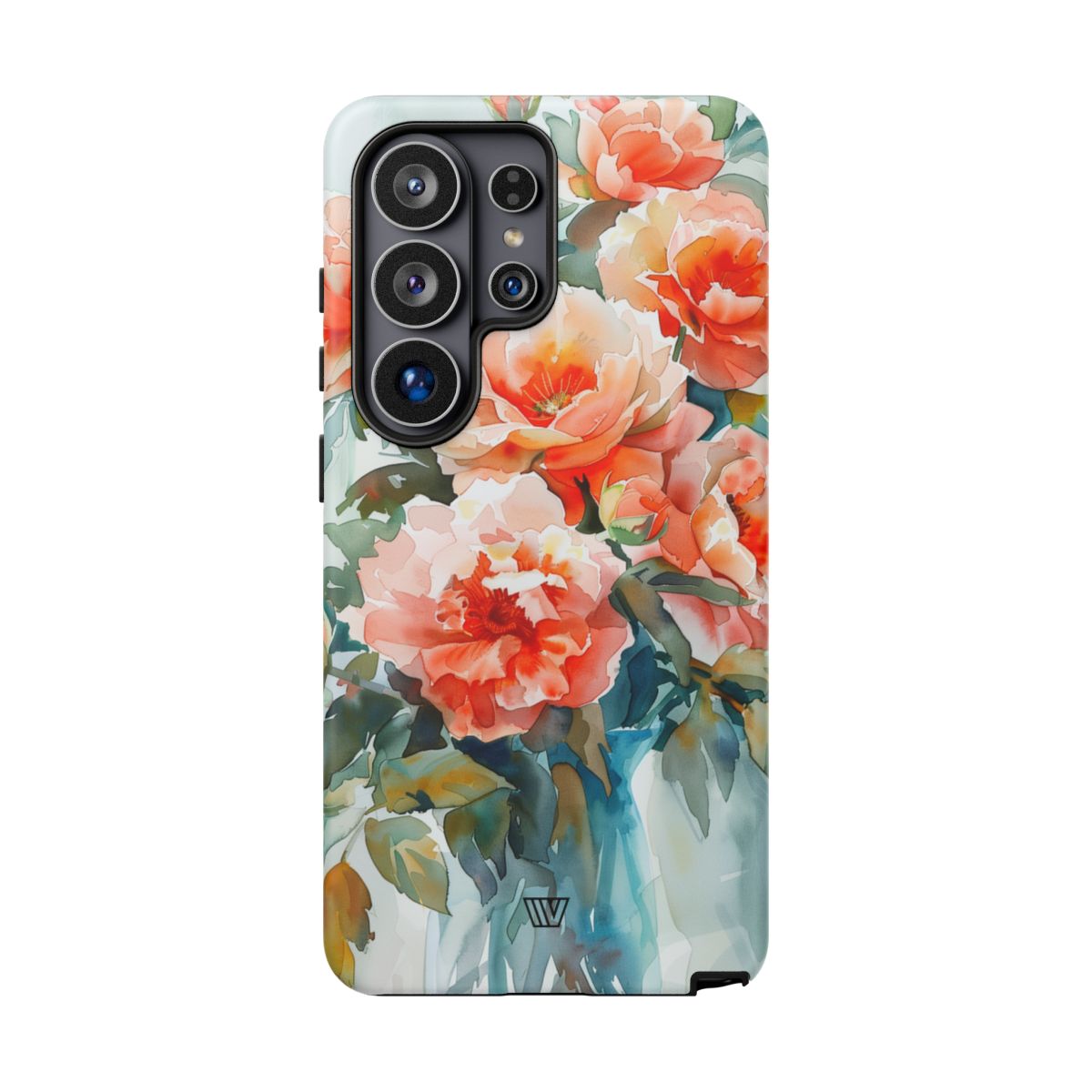 Tough Phone Case Dual-Layer Impact Resistant PEONY DREAMS