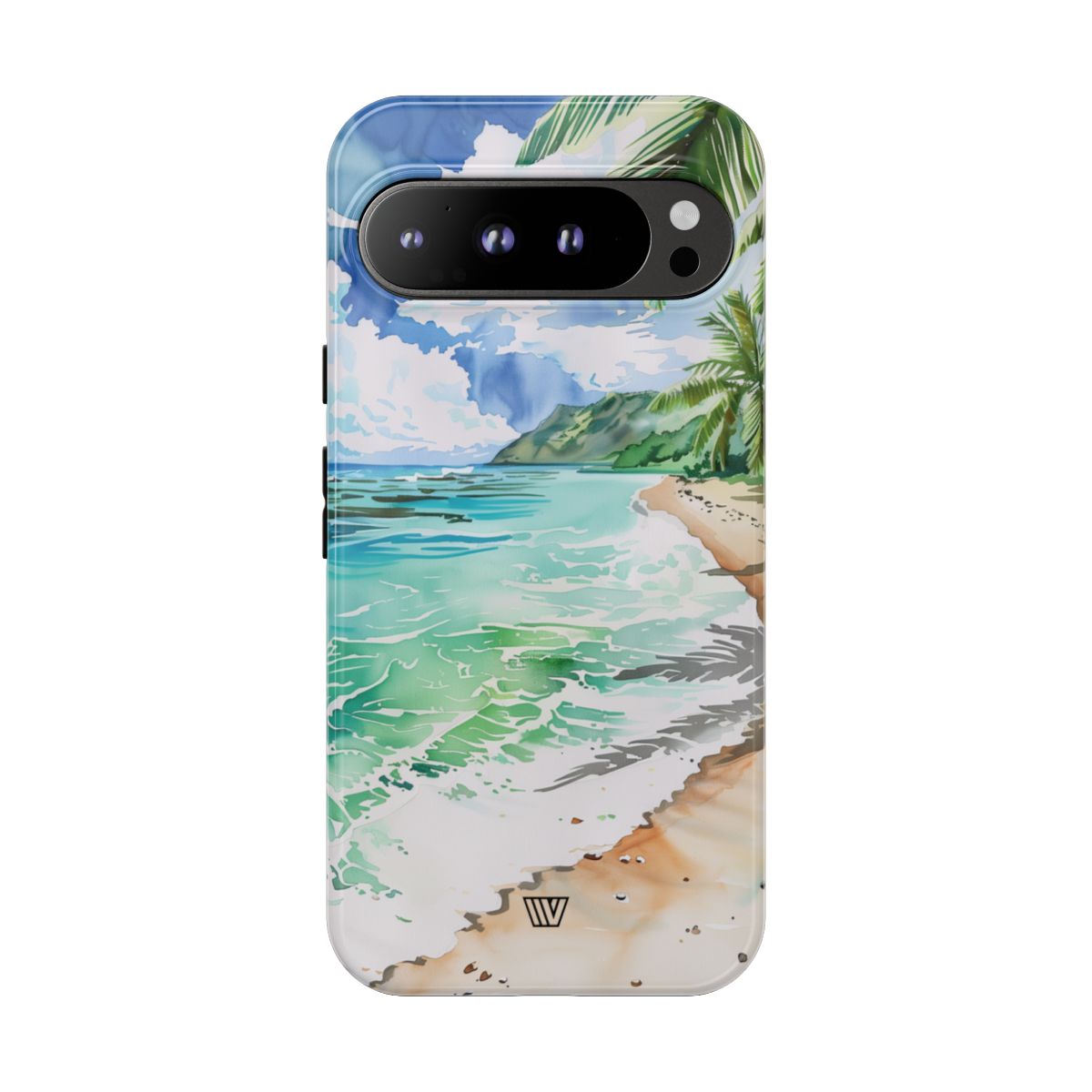 Watercolor Beach Tough Phone Case