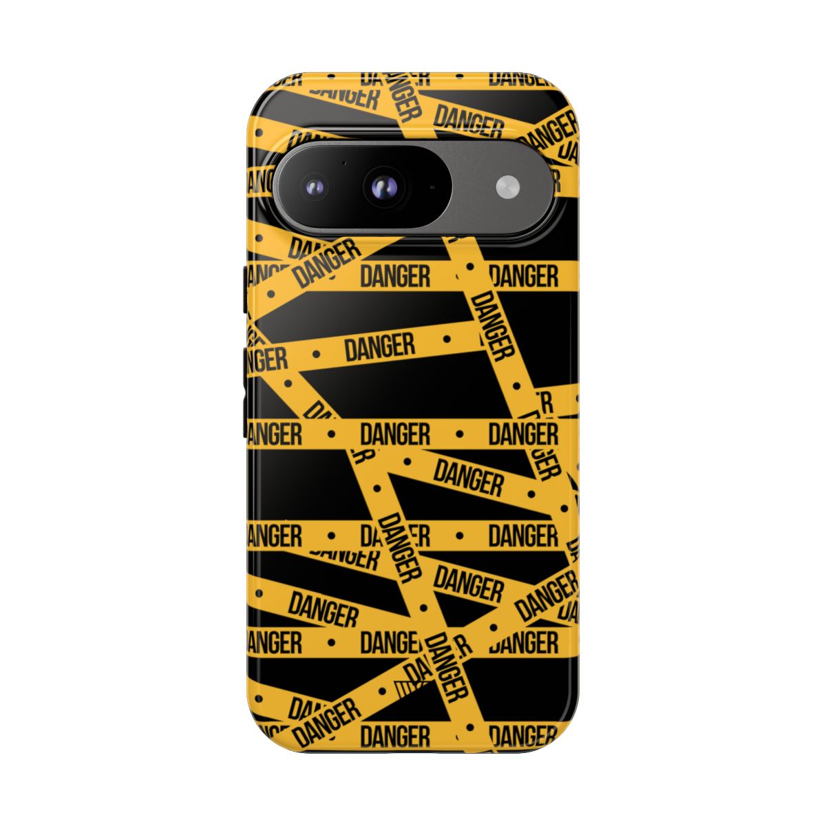 Tough Impact-Resistant Phone Case DANGER TAPE