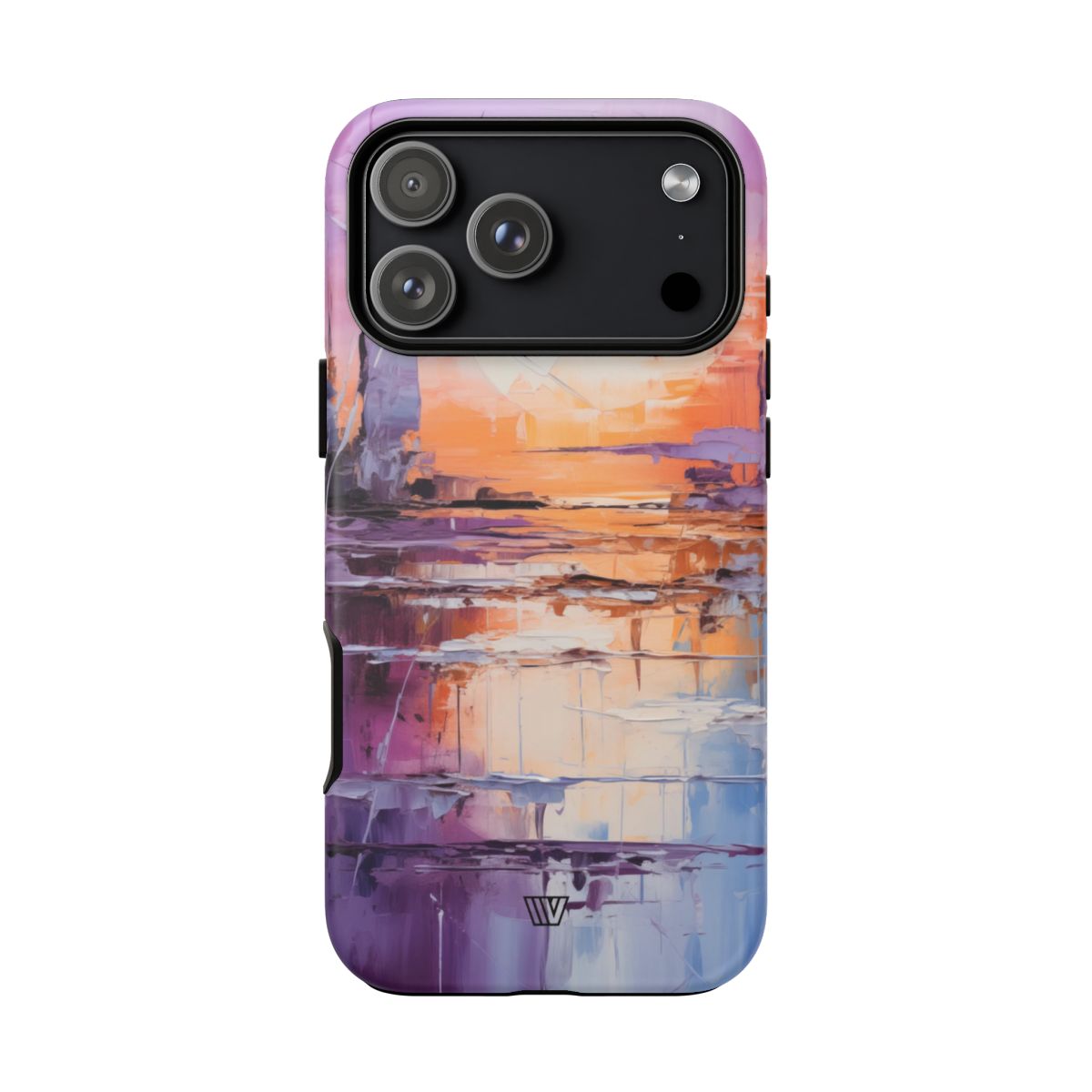 Acrylic Sunset Tough Phone Case Dual-Layer Protection