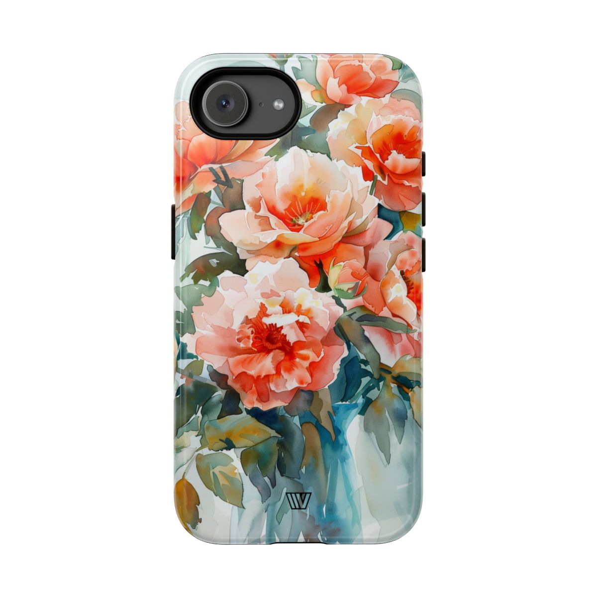 Tough Phone Case Dual-Layer Impact Resistant PEONY DREAMS