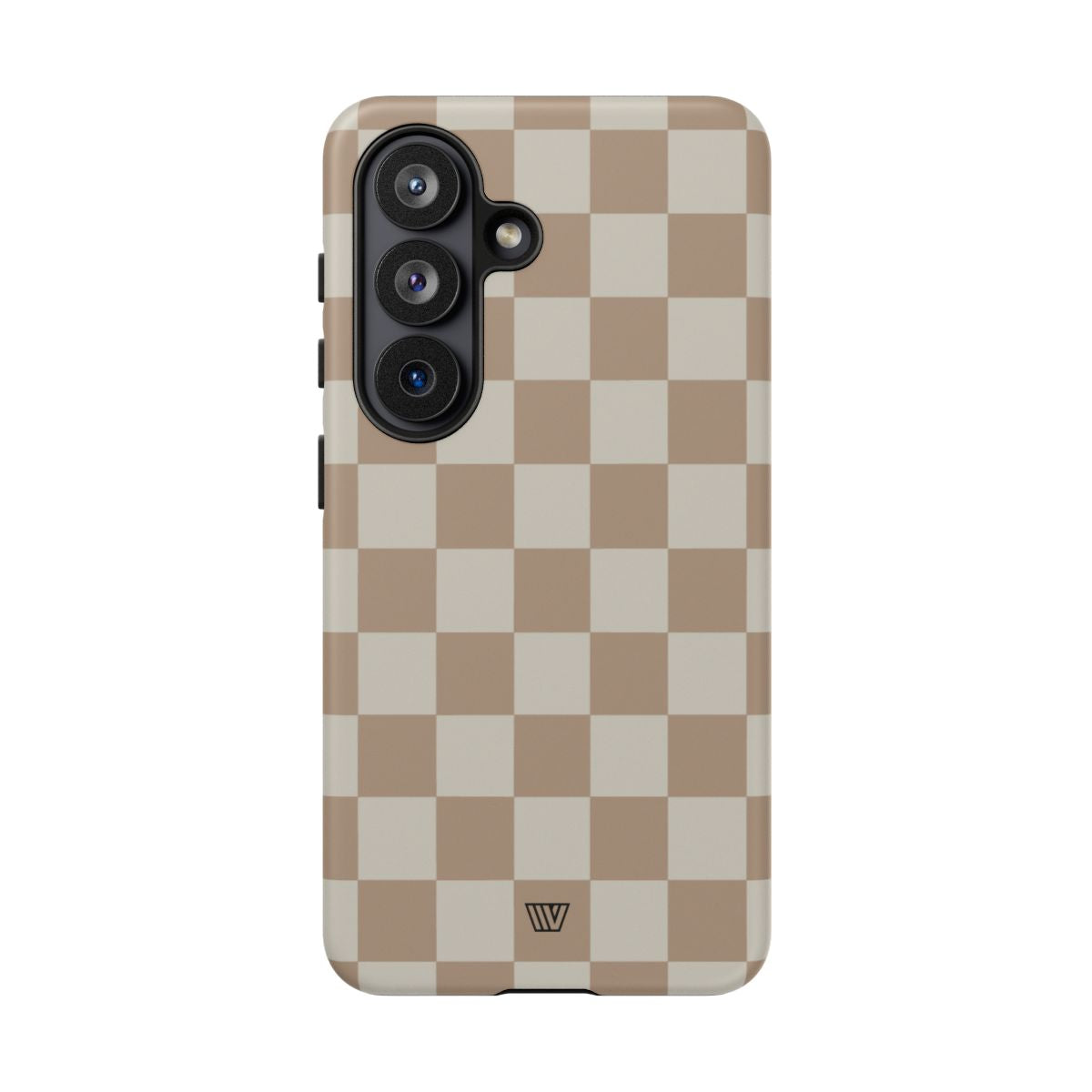 Checkerboard Tough Phone Case Dual-Layer Protection NEUTRAL