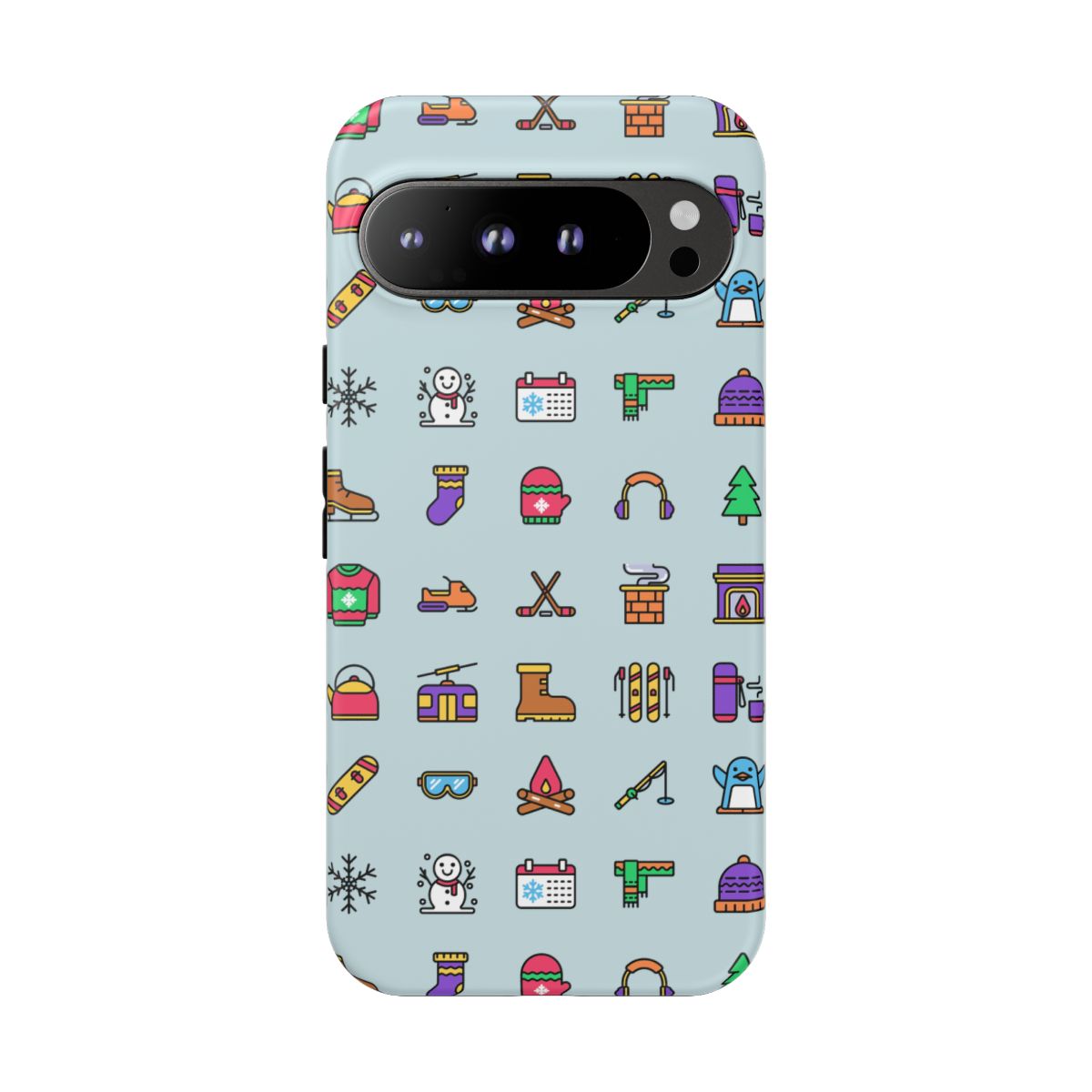 Tough Phone Case Dual-Layer Protective WINTER ICONS