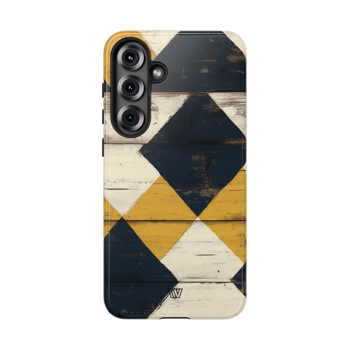 Tough Phone Case Dual-Layer Protection Farmhouse Wood
