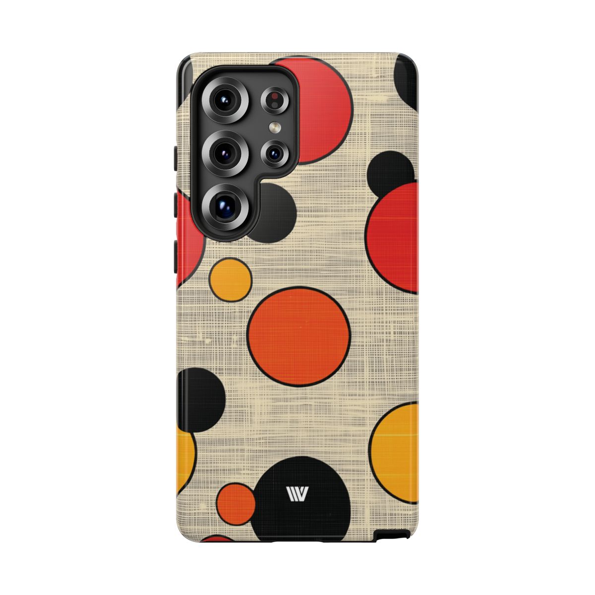 Tough Phone Case Mid-Century Dots Protective Cover