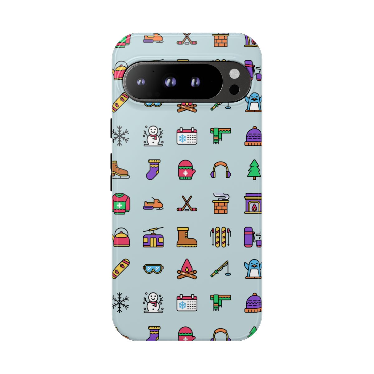 Tough Phone Case Dual-Layer Protective WINTER ICONS