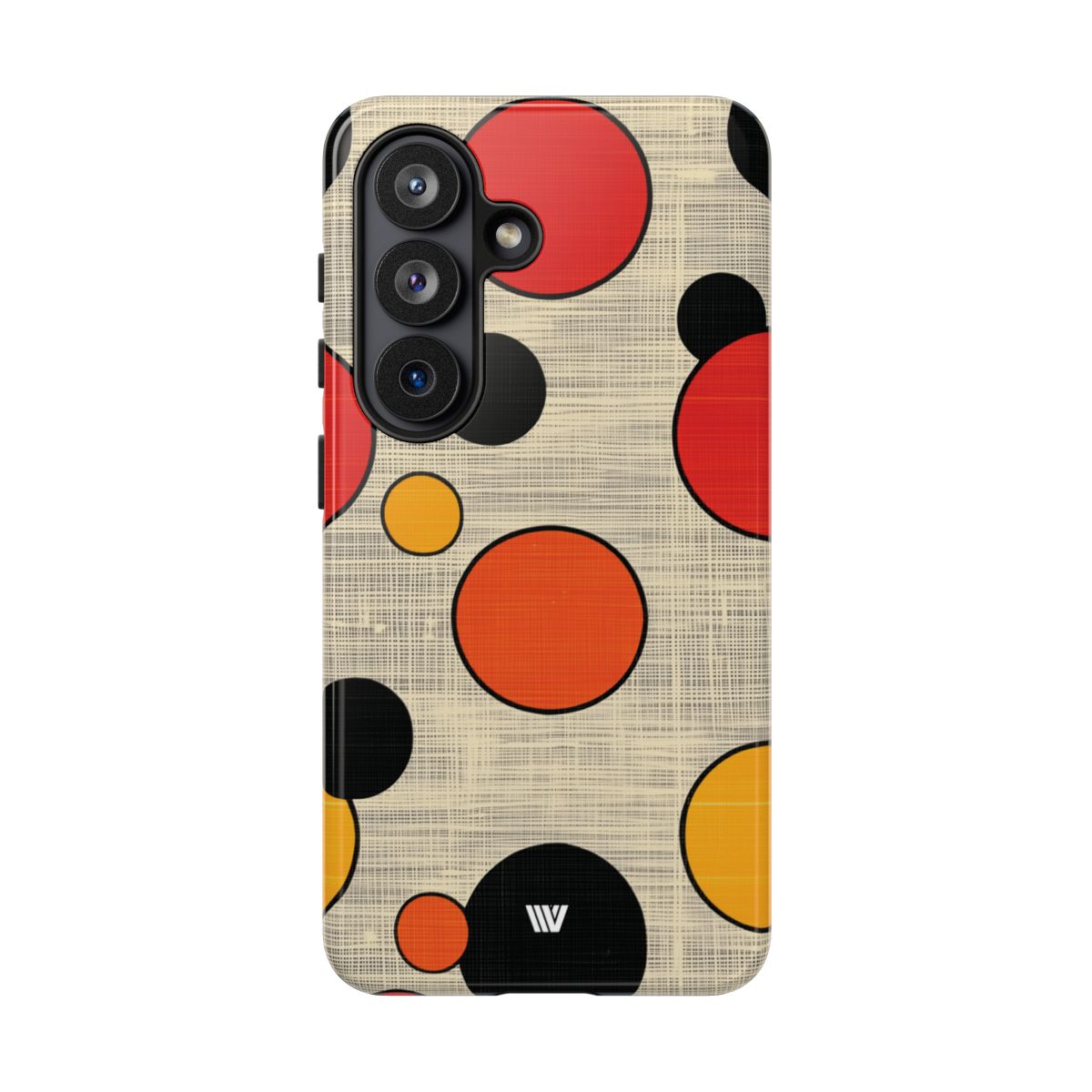 Tough Phone Case Mid-Century Dots Protective Cover