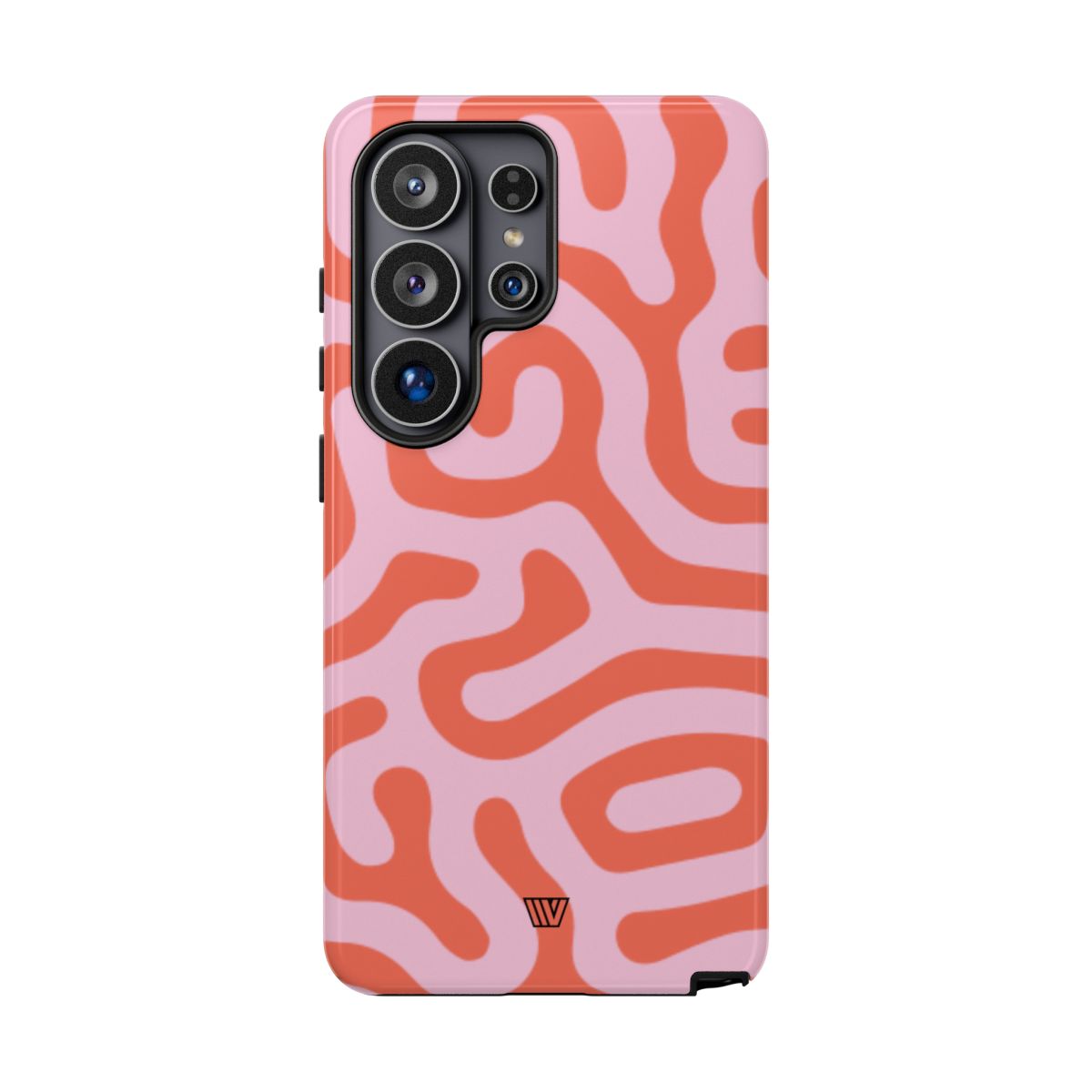 Tough Phone Case Dual-Layer Protection CORAL ORGANIC LINES