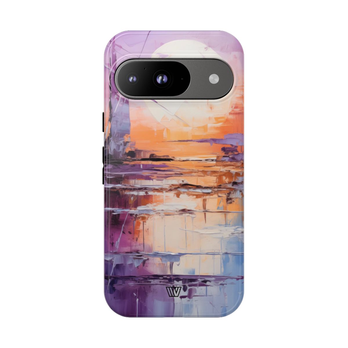 Acrylic Sunset Tough Phone Case Dual-Layer Protection