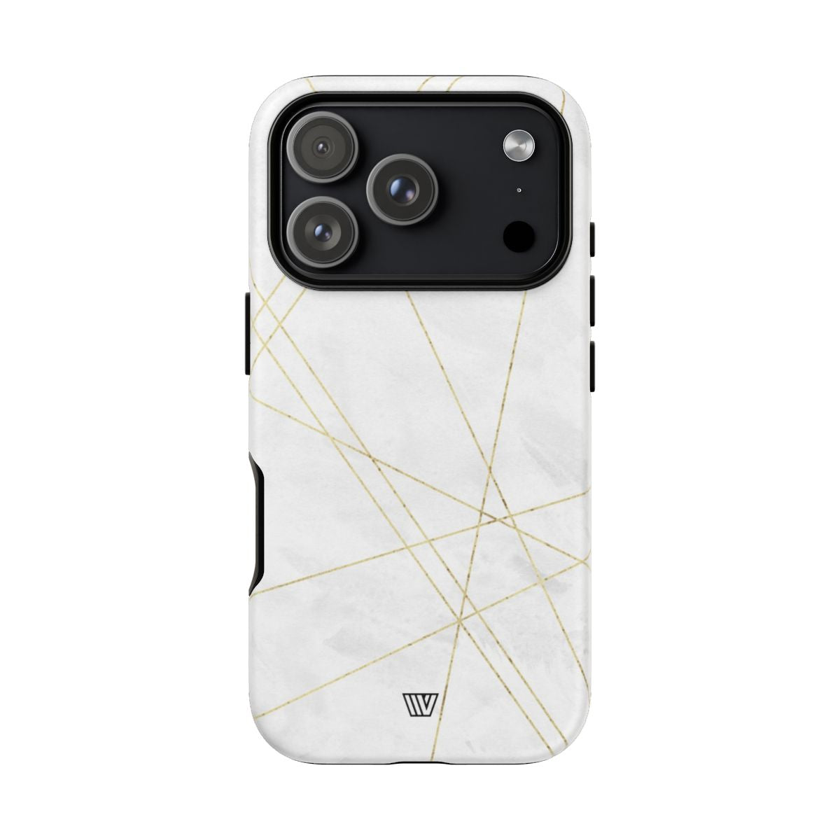 Tough Phone Case Impact Resistant Dual-Layer Shell GOLD LINES