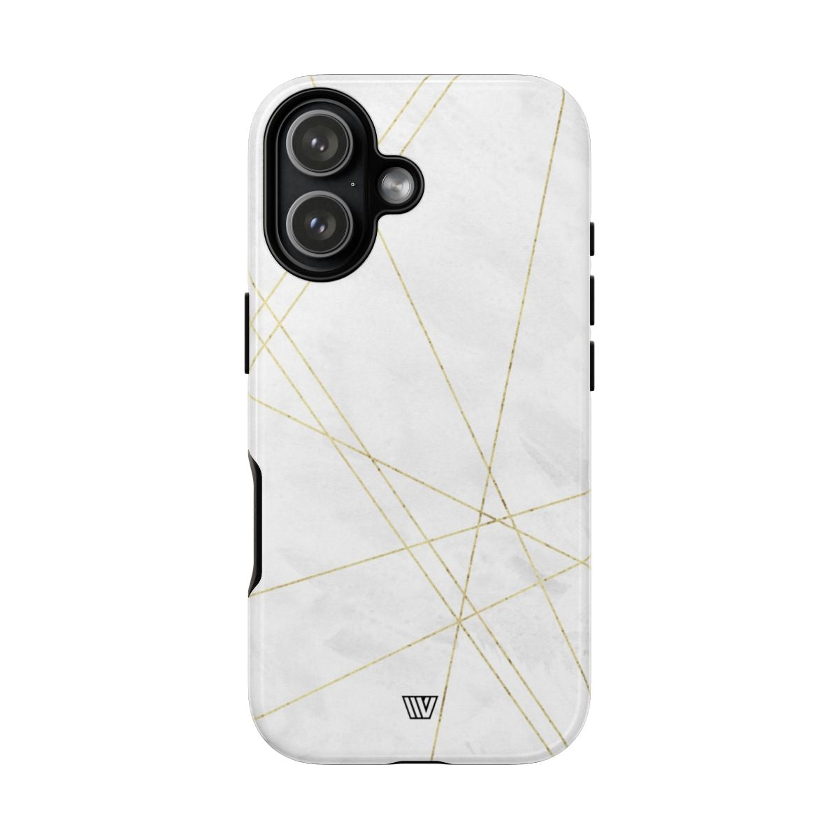 Tough Phone Case Impact Resistant Dual-Layer Shell GOLD LINES
