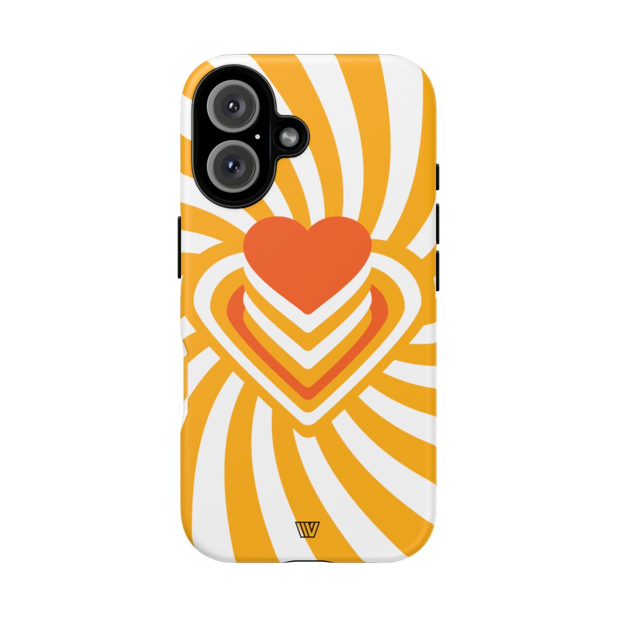 Tough Impact-Resistant Phone Case HEART RAY STACK