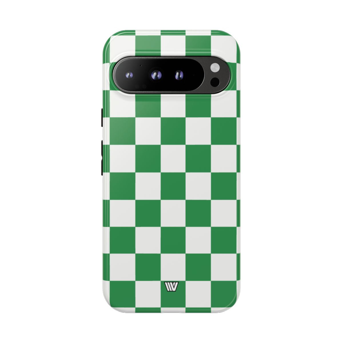 Green White Checkerboard Tough Phone Case