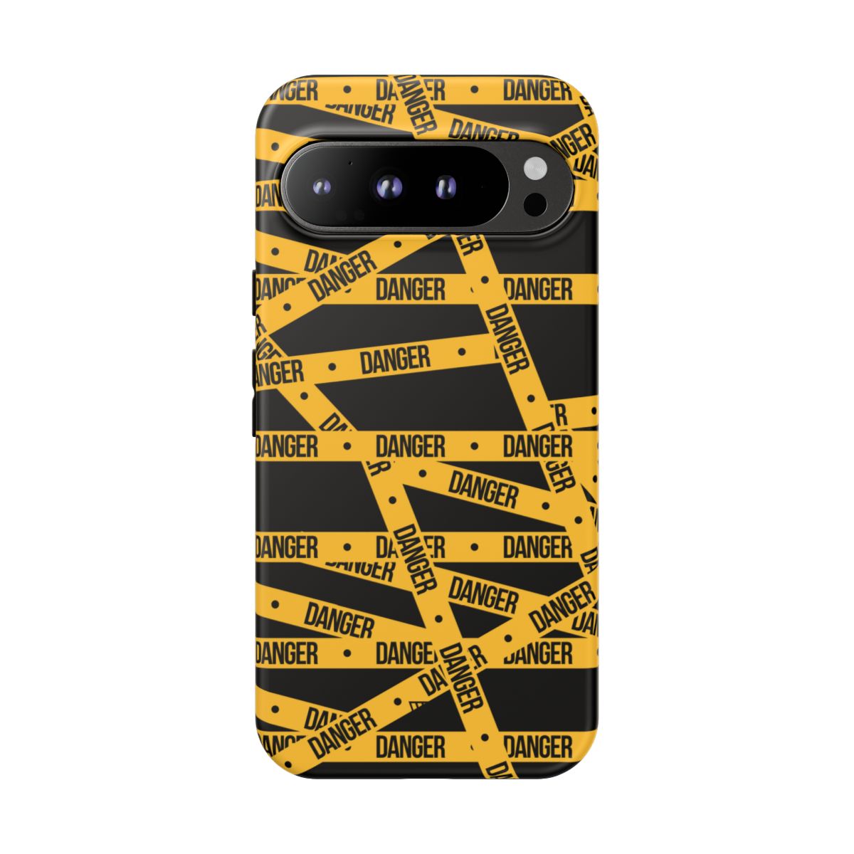 Tough Impact-Resistant Phone Case DANGER TAPE