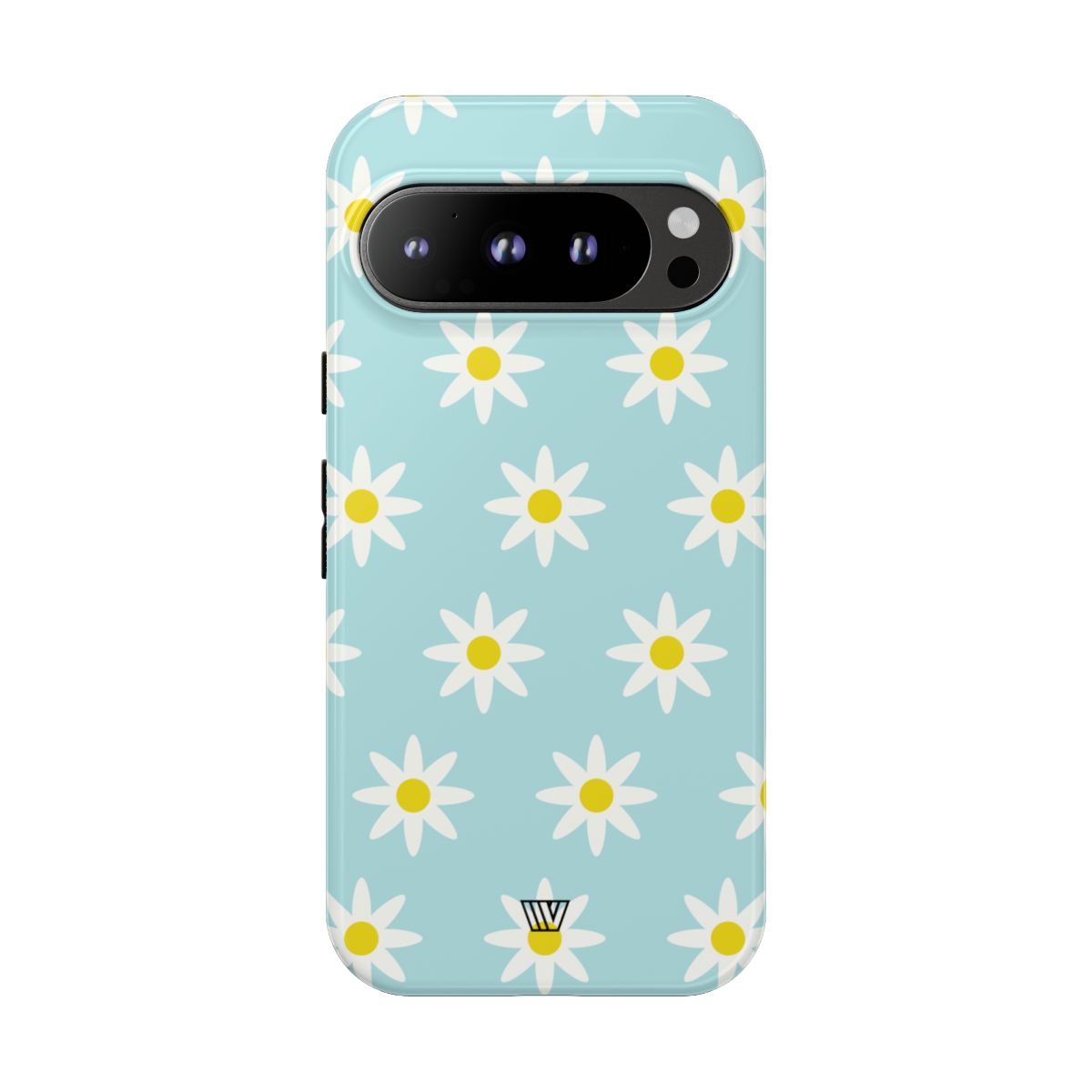 Tough Phone Case Dual Layer Impact Resistant DOODLE DAISY