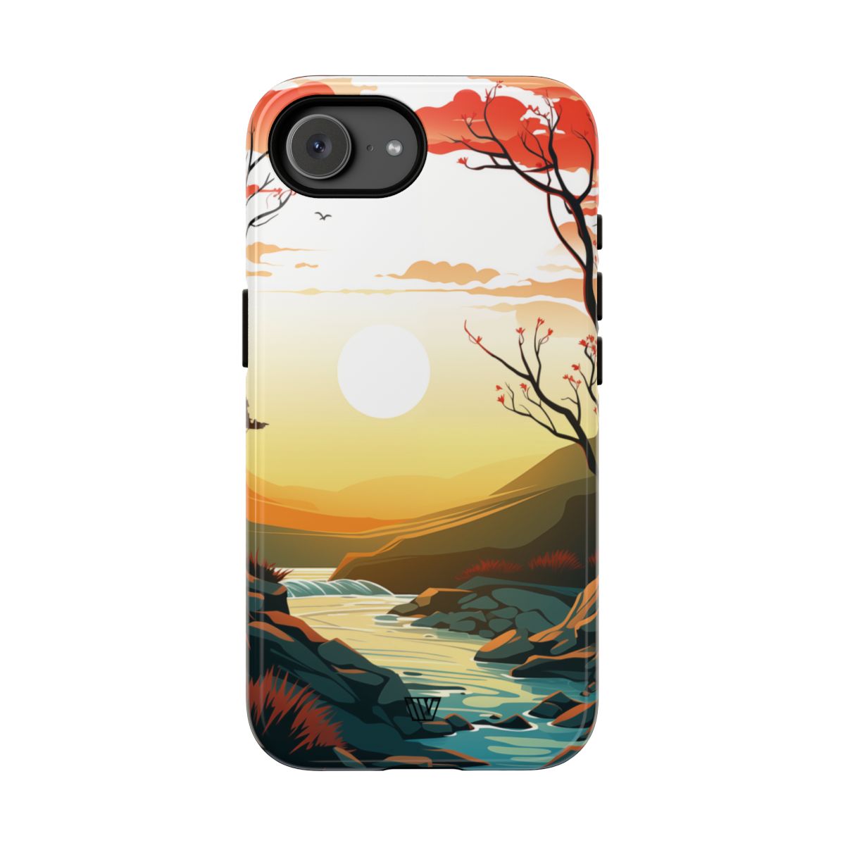Tough Phone Case Dual-Layer Protection RIVER SUNSET