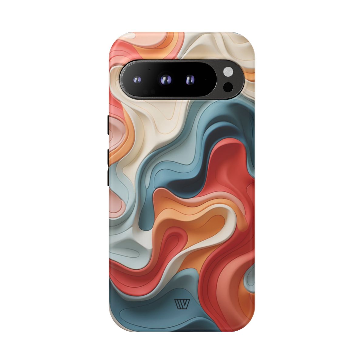 3D Colorful Clay Tough Phone Case