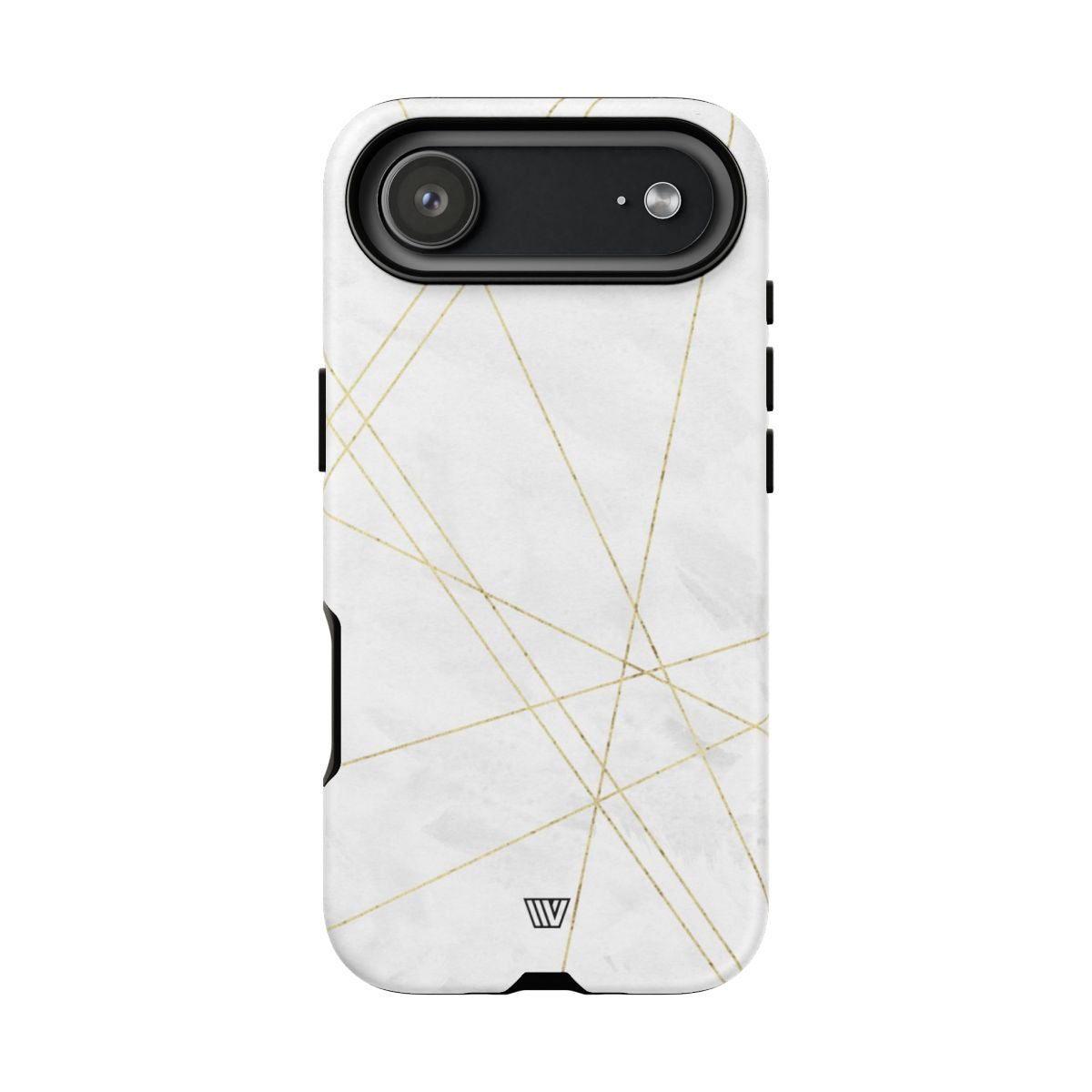 Tough Phone Case Impact Resistant Dual-Layer Shell GOLD LINES