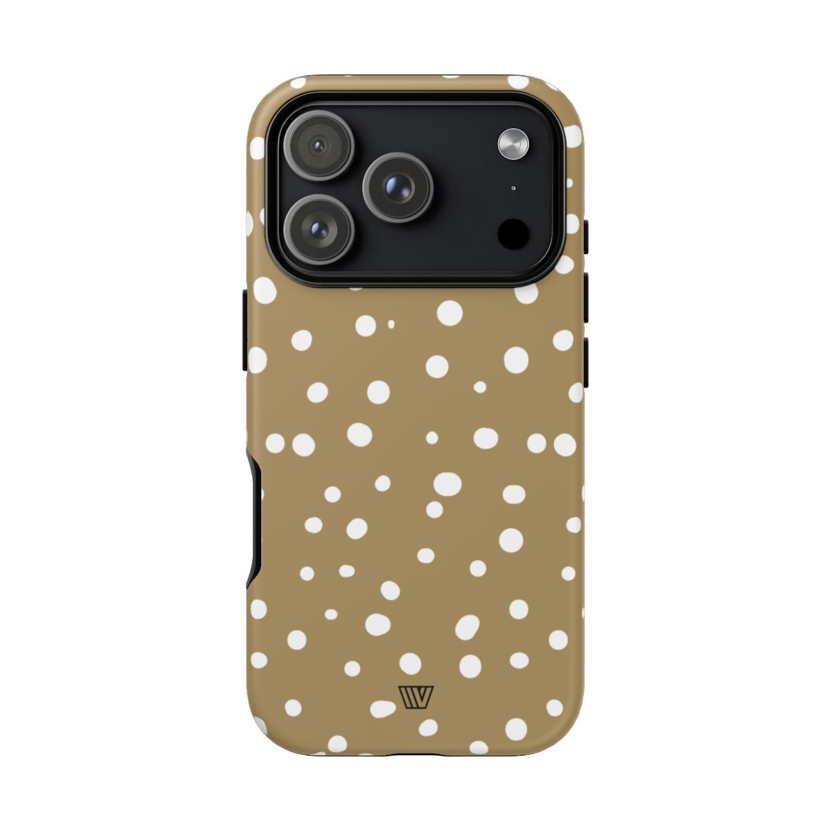 Dark Beige Dots Tough Phone Case