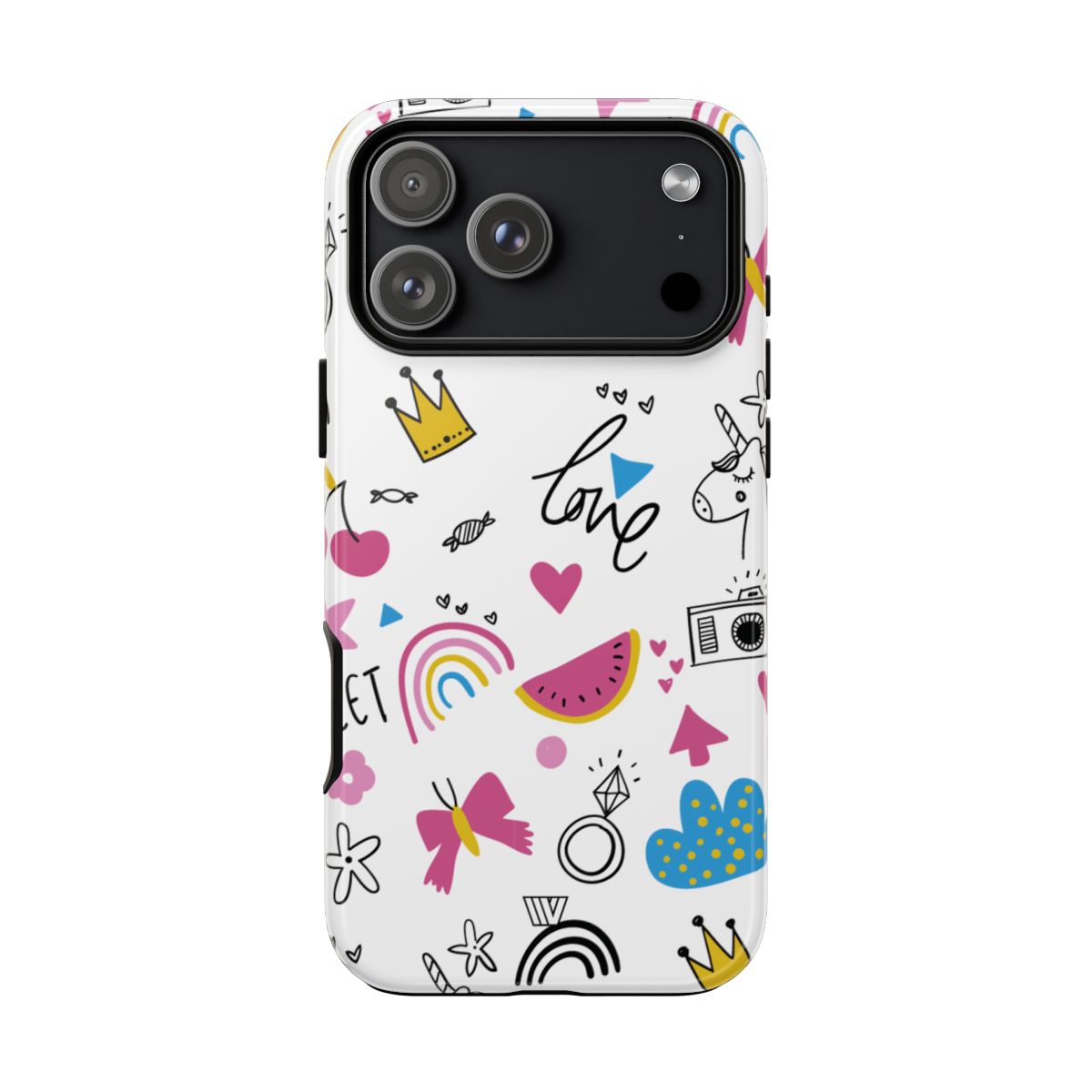 Tough Impact Resistant Phone Case SWEET LOVE