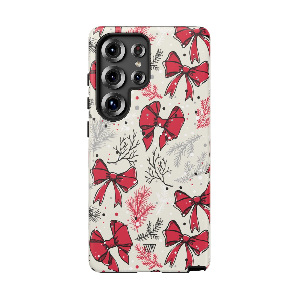 Tough Phone Case Impact-Resistant Dual Layer WINTER BOWS