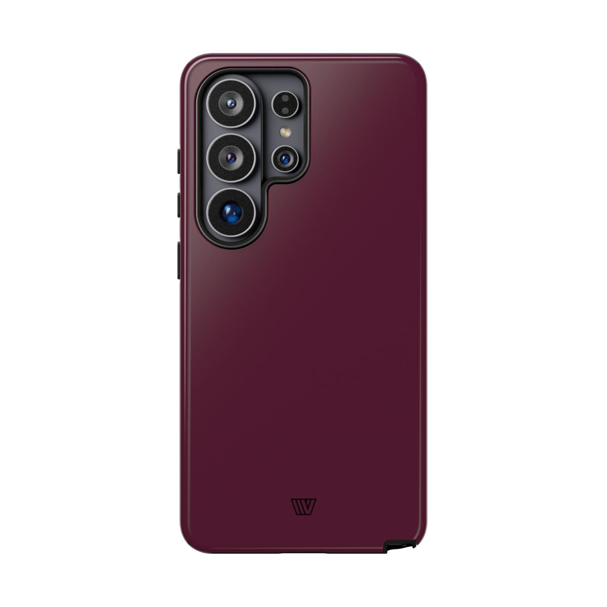 Tough Phone Case Wine Berry Protective Dual-Layer Polycarbonate Shell