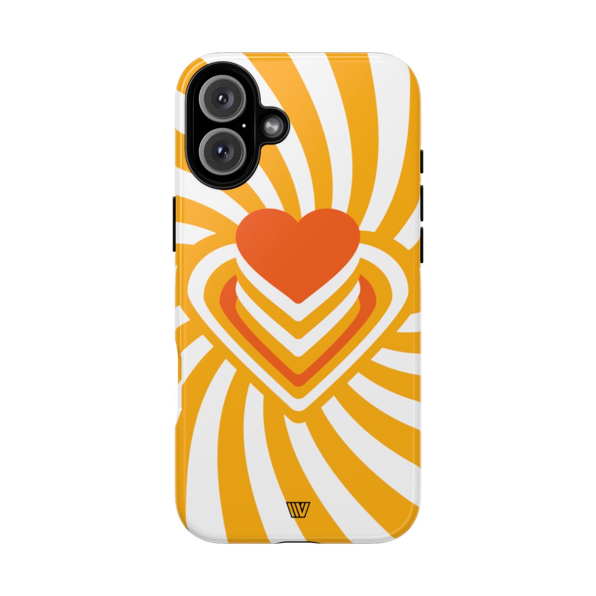 Tough Impact-Resistant Phone Case HEART RAY STACK