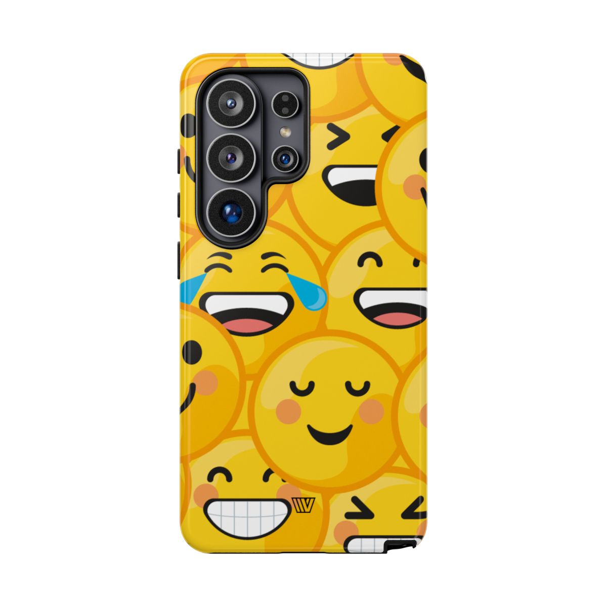 Tough Phone Case Impact-Resistant Dual-Layer Polycarbonate EMOJI FACES