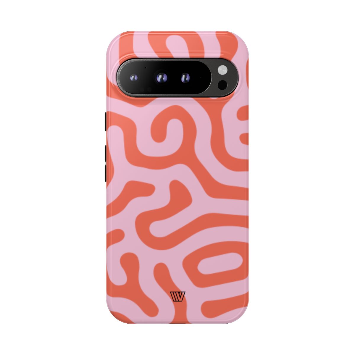 Tough Phone Case Dual-Layer Protection CORAL ORGANIC LINES