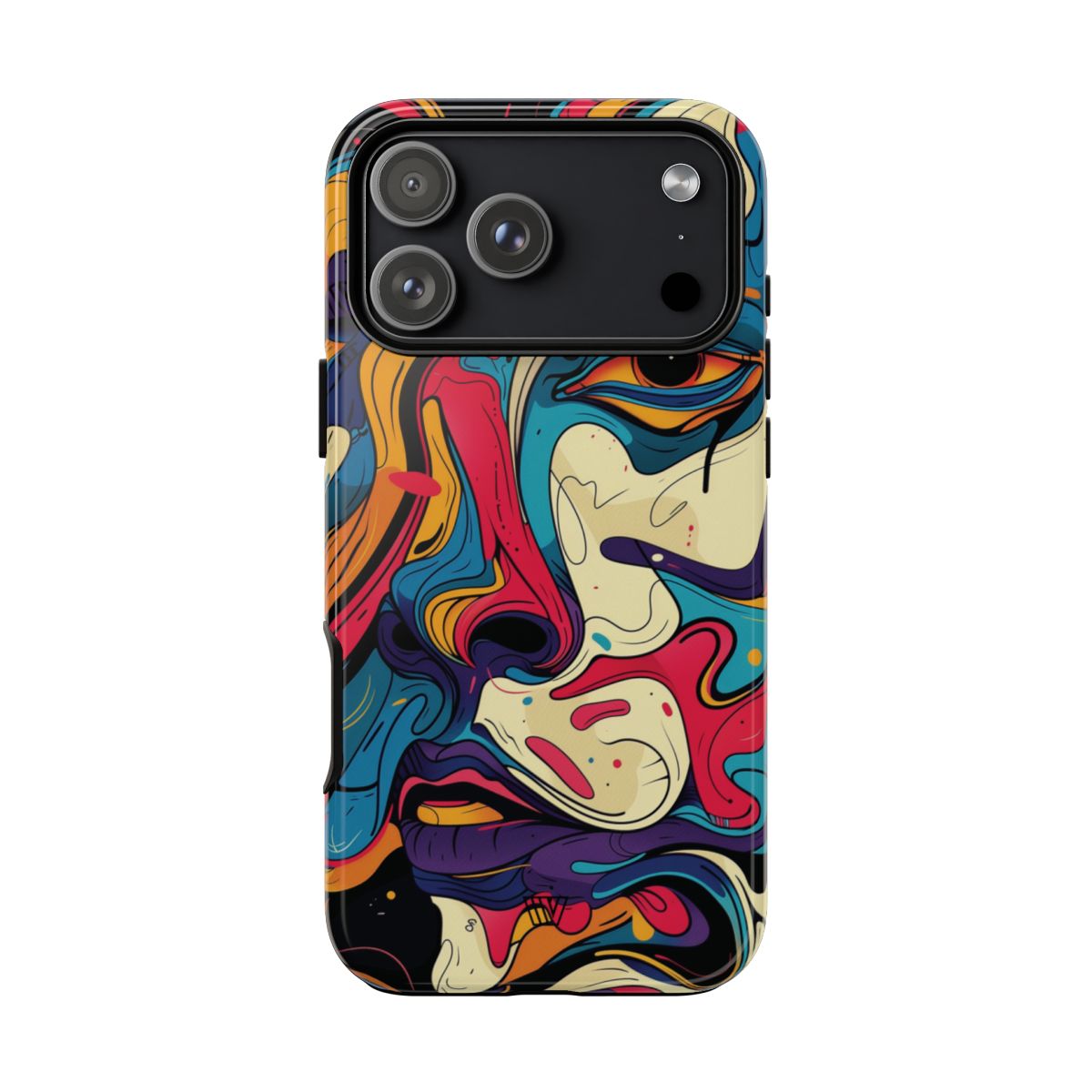 Tough Impact Resistant Phone Case ABSTRACT GAZE