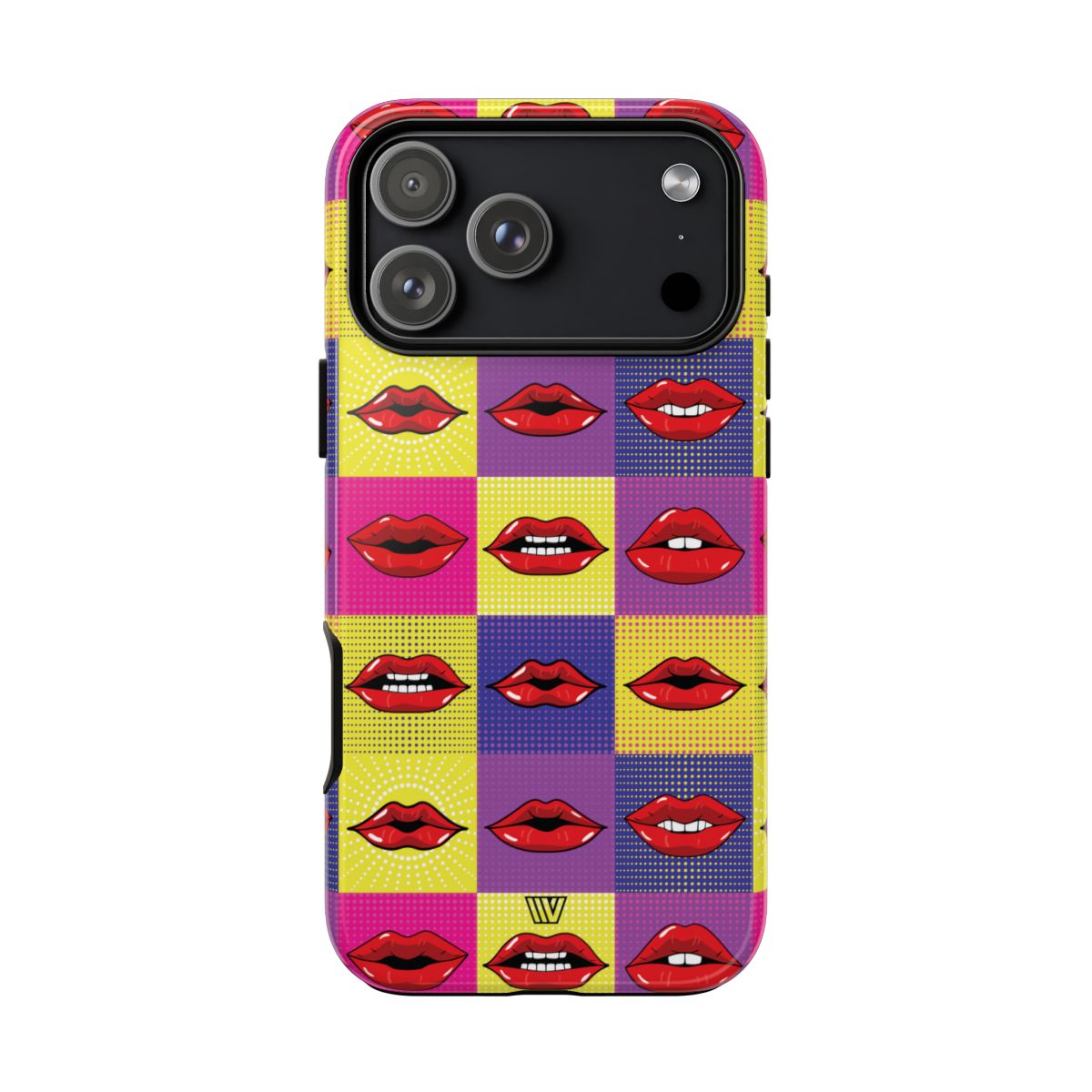 Tough Phone Case Dual-layer Protection POP ART LIPS