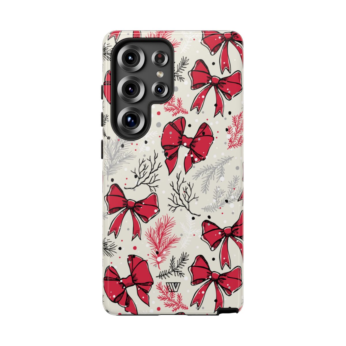 Tough Phone Case Impact-Resistant Dual Layer WINTER BOWS