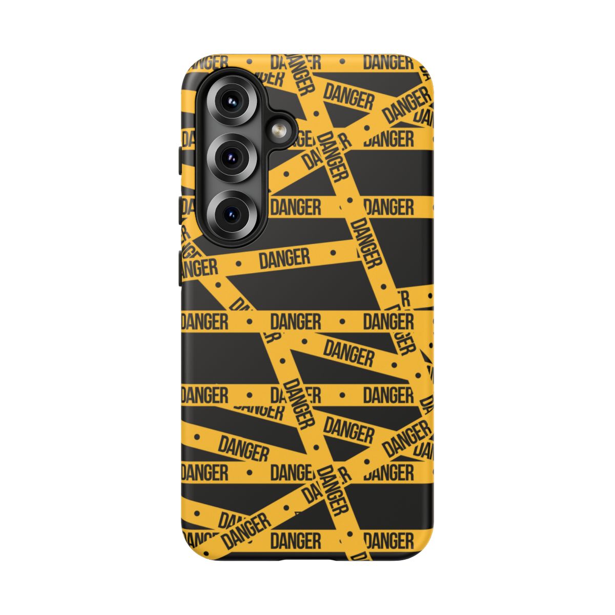 Tough Impact-Resistant Phone Case DANGER TAPE