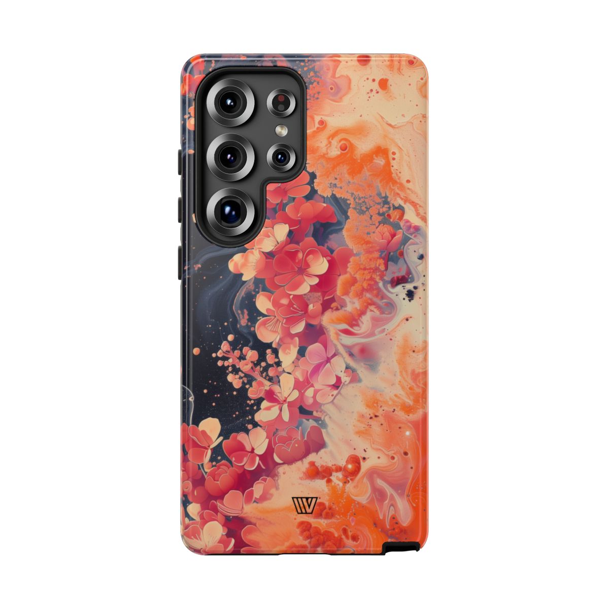 Tough Phone Case Dual-Layer Protection Phone Case WAVE OF FLOWERS