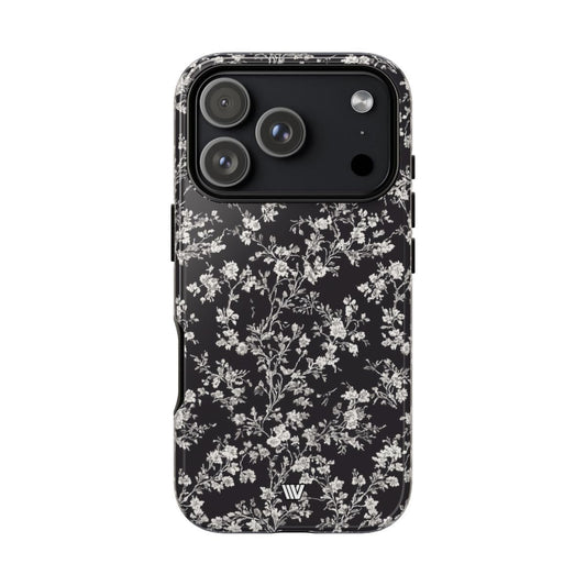 Tough Phone Case Impact Resistant Dual-Layer INKED PETALS