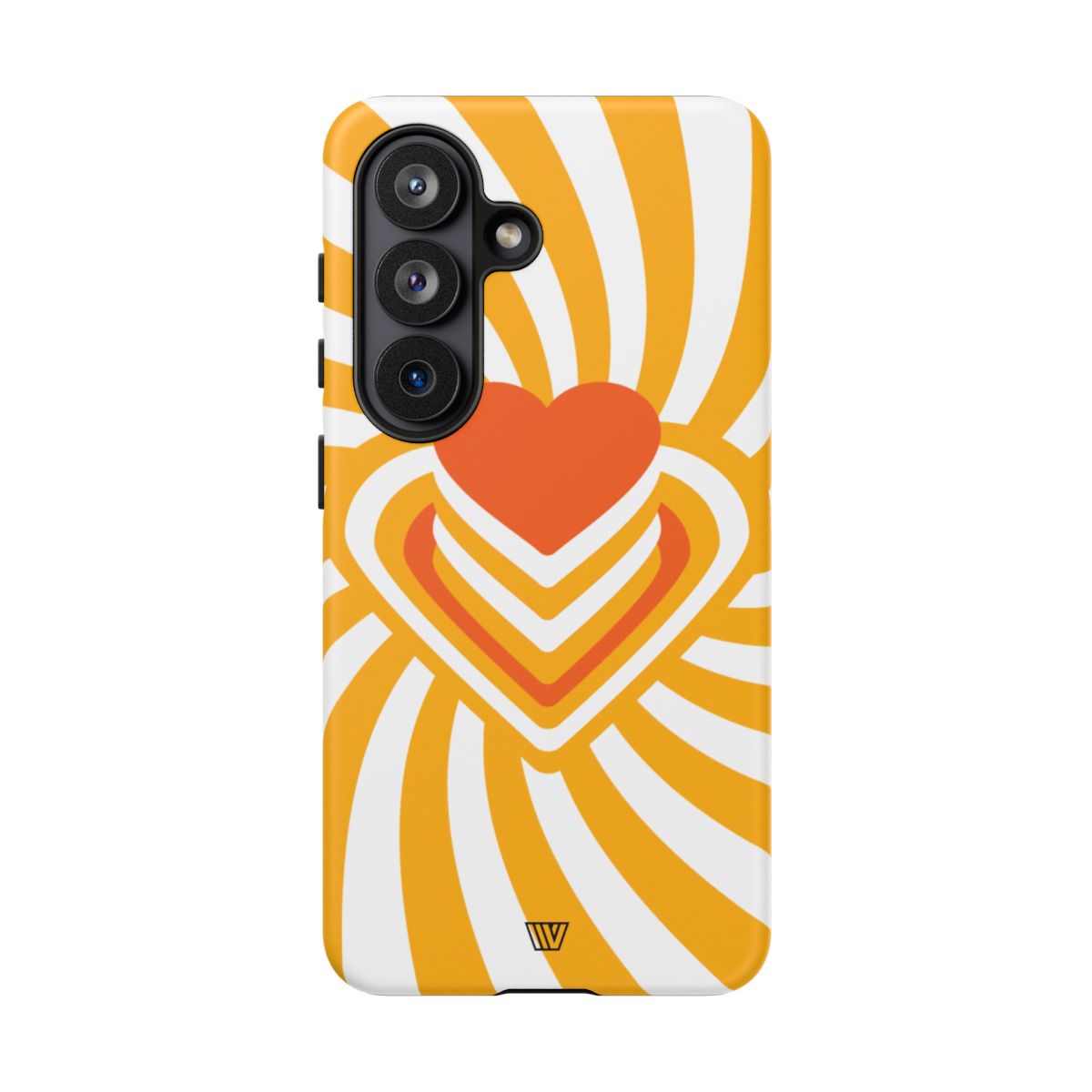 Tough Impact-Resistant Phone Case HEART RAY STACK